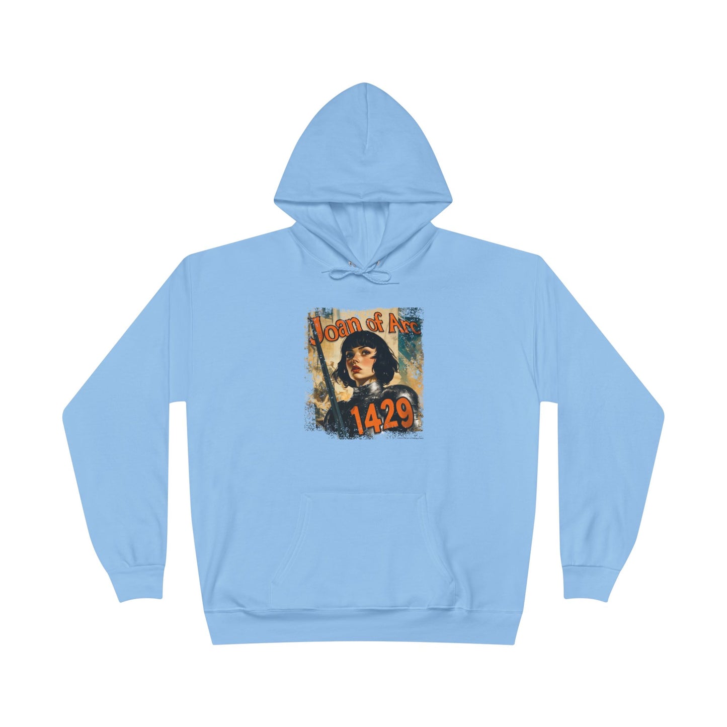 Joan of Arc “1429” Vintage Hoodie – Unisex EcoSmart® Pullover