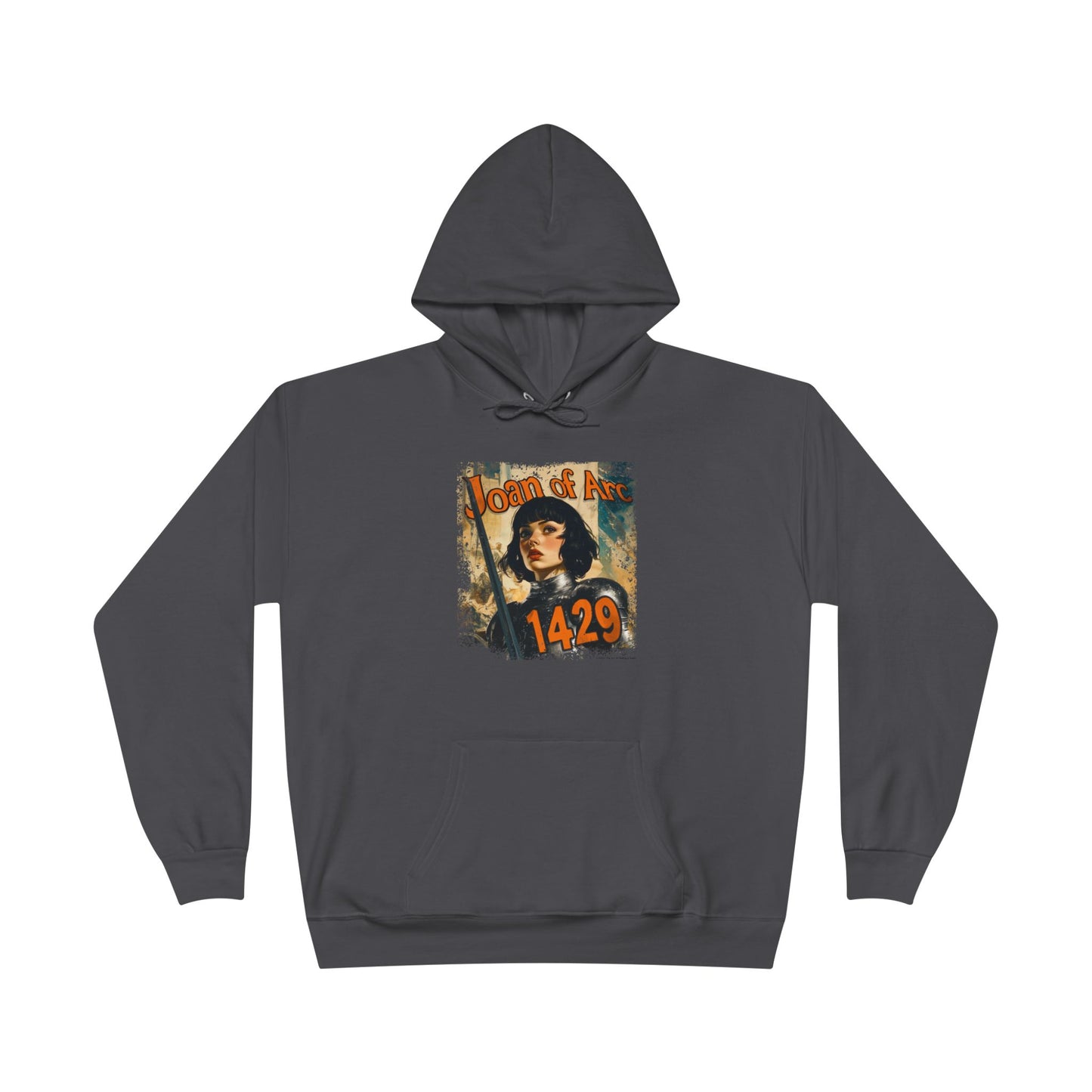 Joan of Arc “1429” Vintage Hoodie – Unisex EcoSmart® Pullover