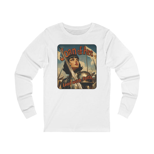 Joan of Arc Vintage Poster Art Long Sleeved Shirt