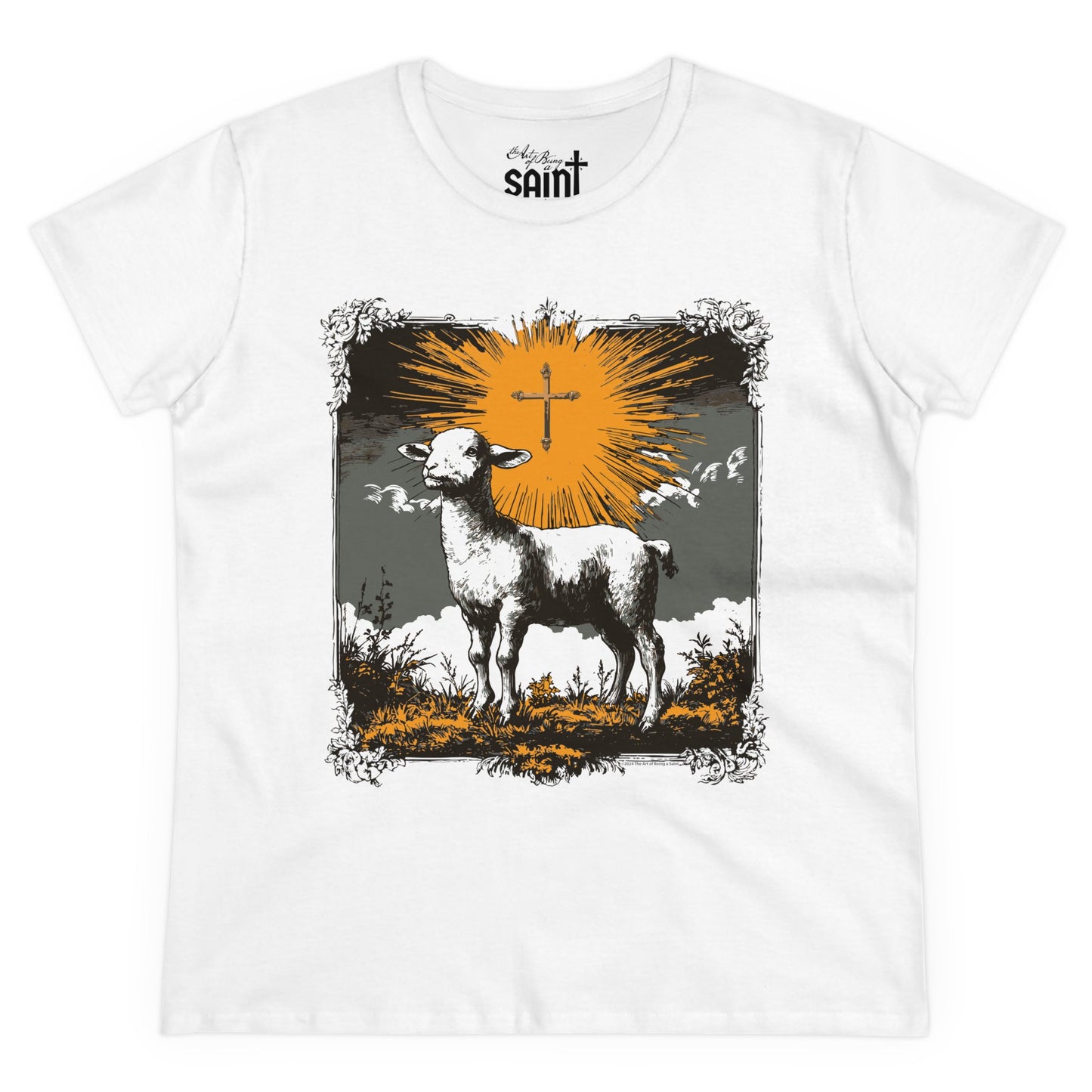 Lambs of Light Collection #1 — Women's Midweight Cotton Tee