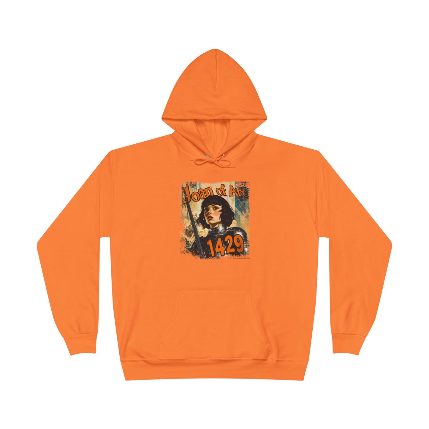 Joan of Arc “1429” Vintage Hoodie – Unisex EcoSmart® Pullover