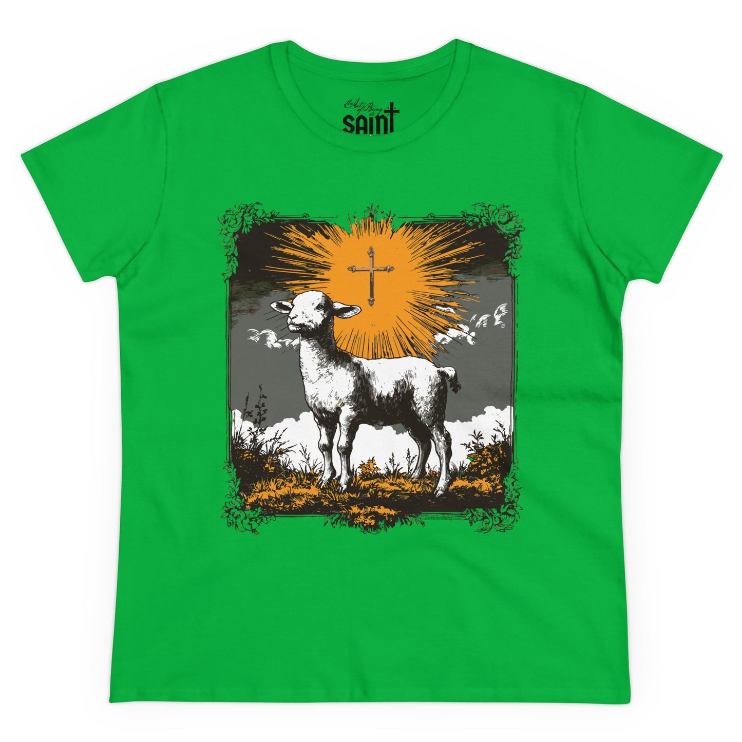 Lambs of Light Collection #1 — Women's Midweight Cotton Tee