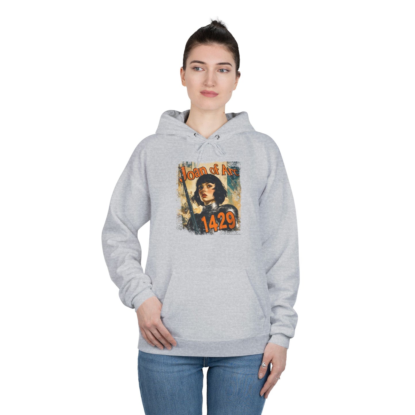 Joan of Arc “1429” Vintage Hoodie – Unisex EcoSmart® Pullover