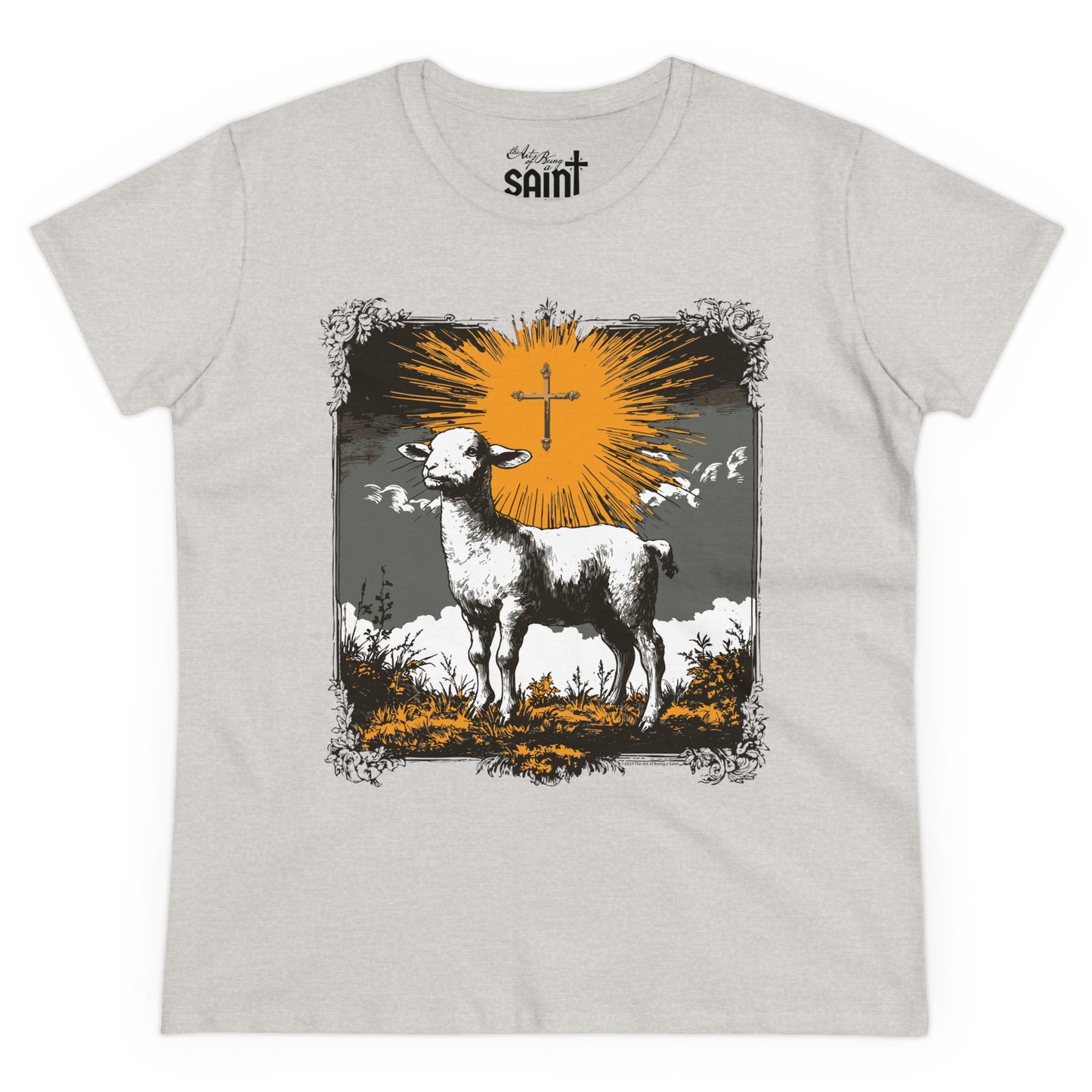 Lambs of Light Collection #1 — Women's Midweight Cotton Tee