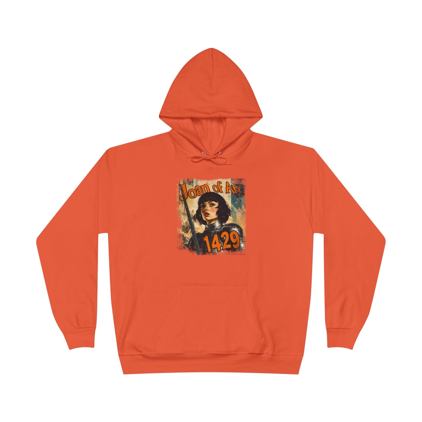 Joan of Arc “1429” Vintage Hoodie – Unisex EcoSmart® Pullover